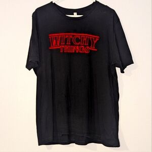Witchwood Bags "Witchy Things" stranger things tee 2XL